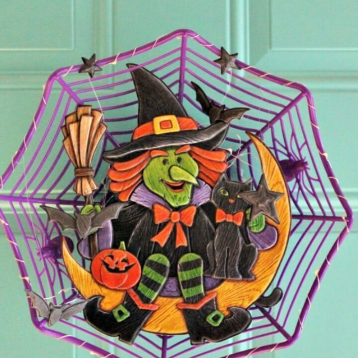 Halloween Witch Wreath