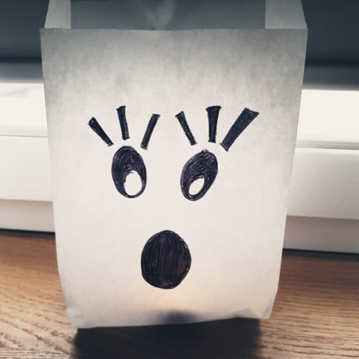 Paper ghost luminary.