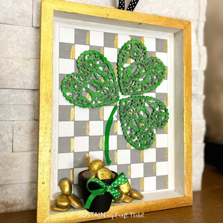 St Patrick’s Day Upcycled Frame Craft