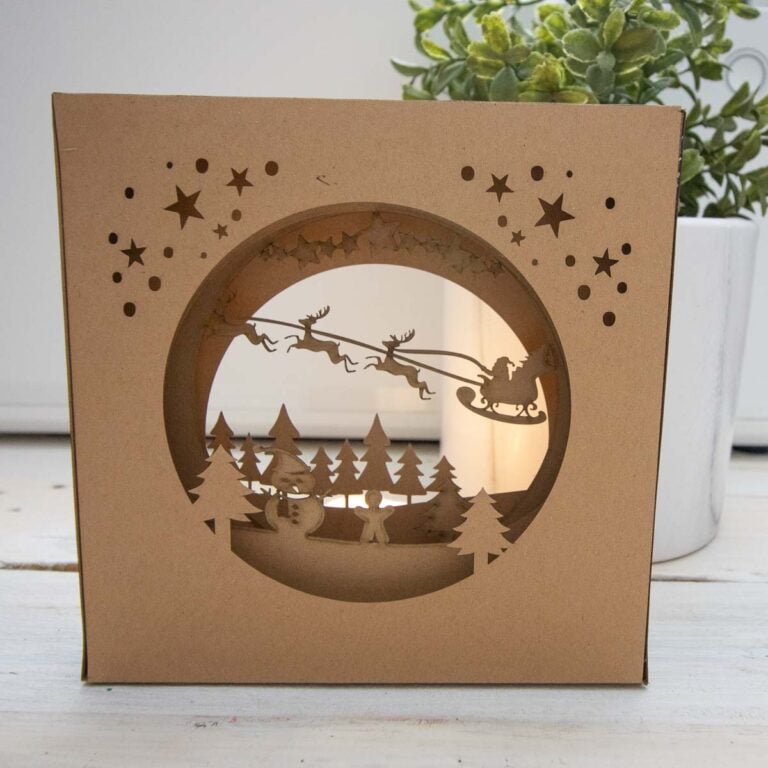 Kraft Paper DIY Night Light with xTool M1