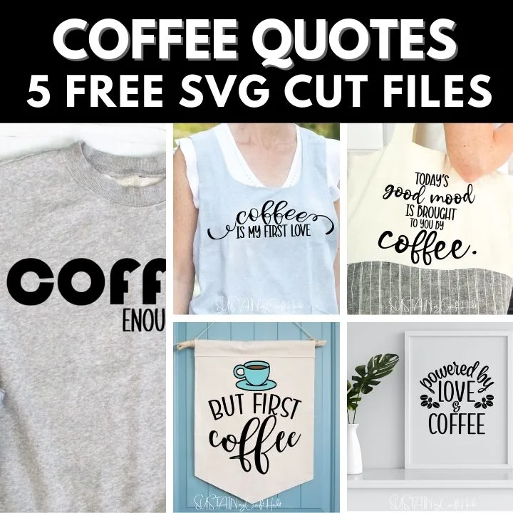 free coffee quotes svg