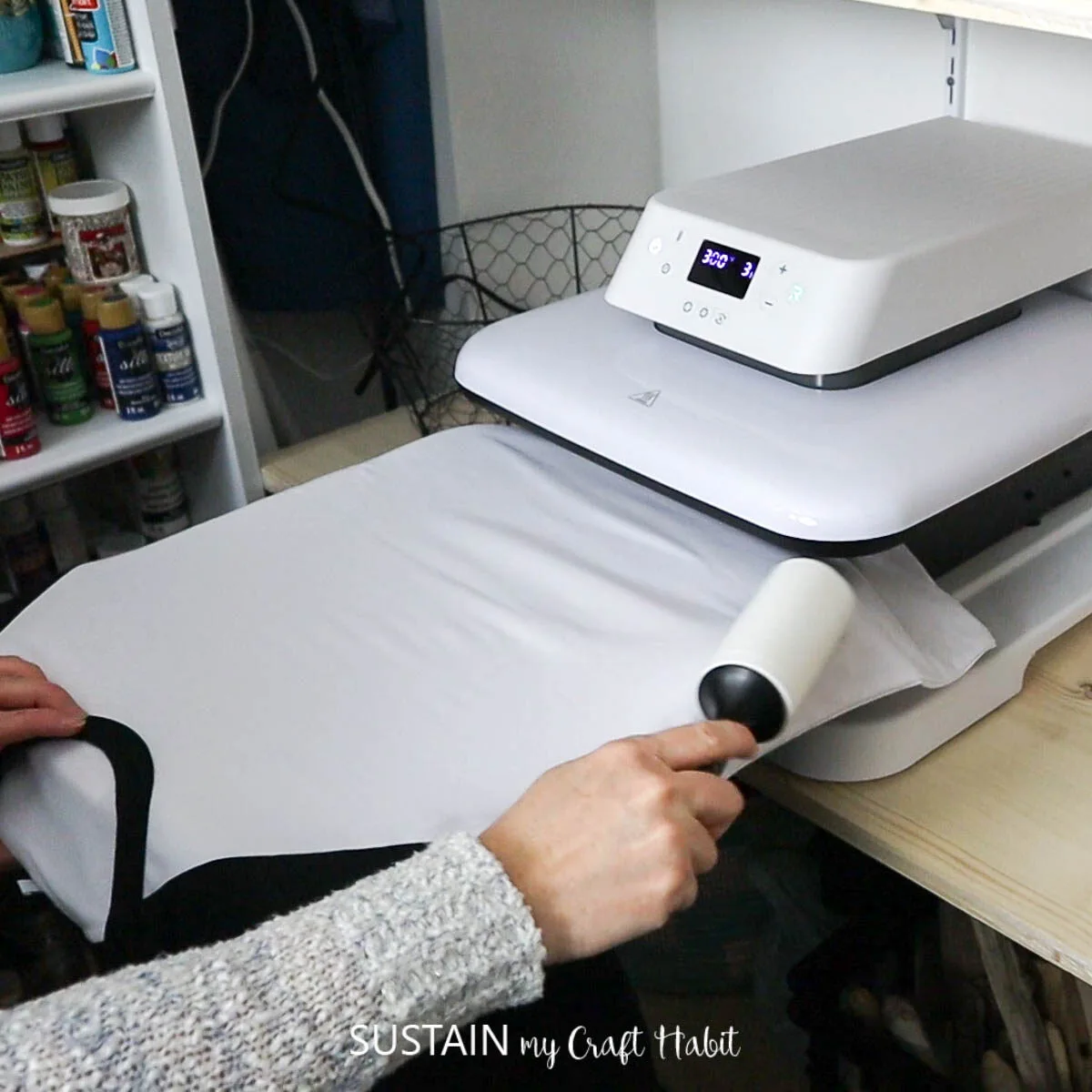 HTVRont AUTO HEAT PRESS MACHINE REVIEW with First T-Shirt Project