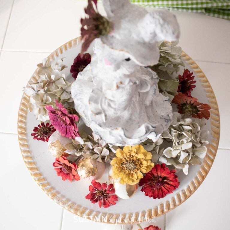 Easter Table Raised Centerpiece Idea