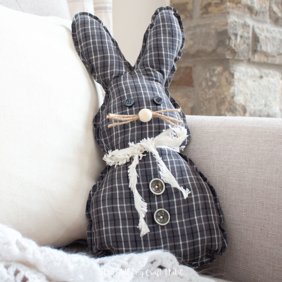 Memory Bunny Craft with Free Printable Pattern – Sustain My Craft Habit
