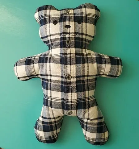 Make a teddy bear from a clearance shirt