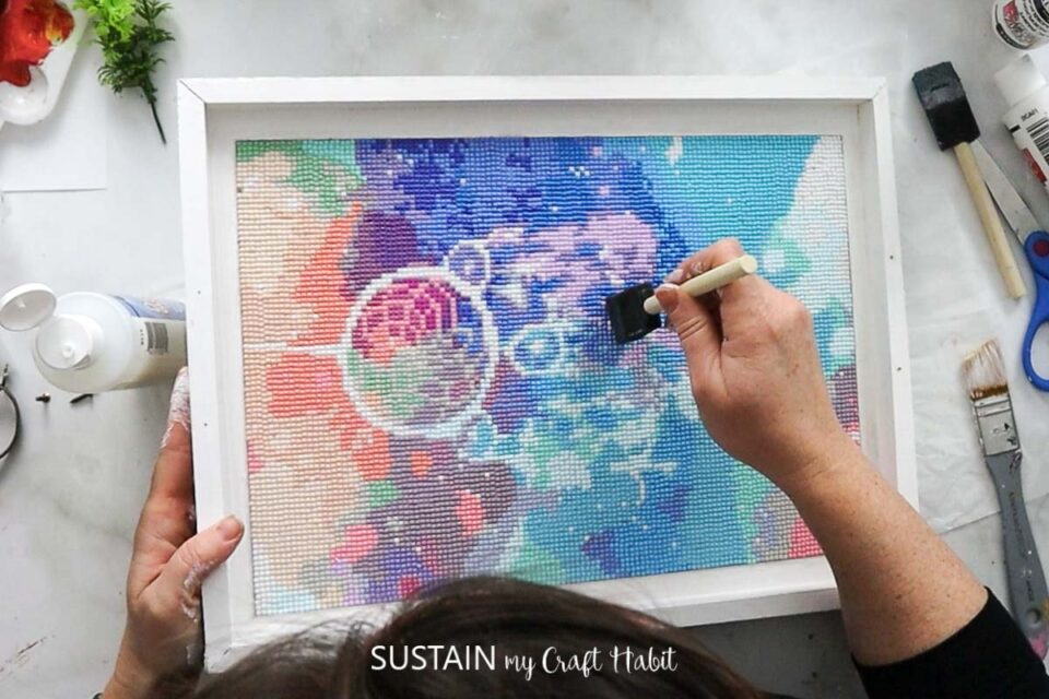 How to Seal Diamond Art Painting Sustain My Craft Habit