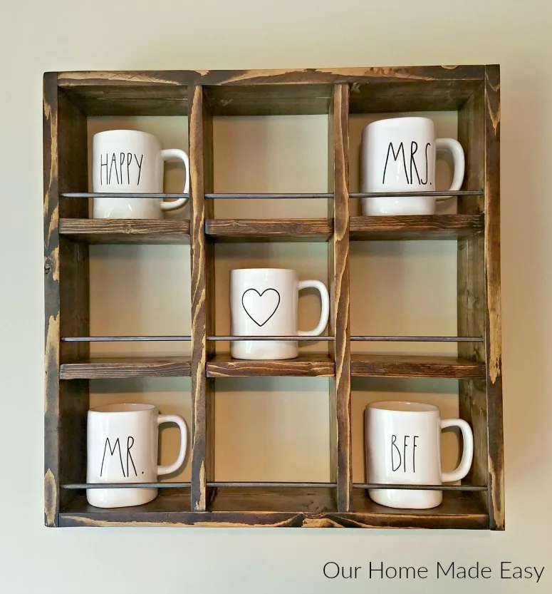 21 DIY Coffee Racks To Organize Your Morning Cup of Joe