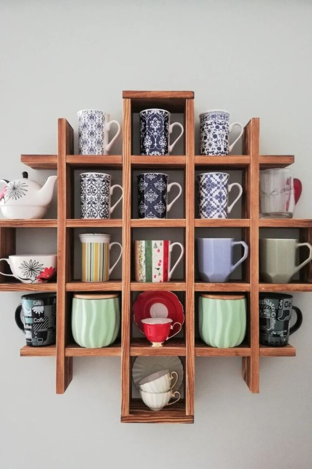 24 Creative Coffee Mug Storage Ideas (to make or buy) Sustain My