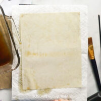 How to Make Paper Look Old with Coffee