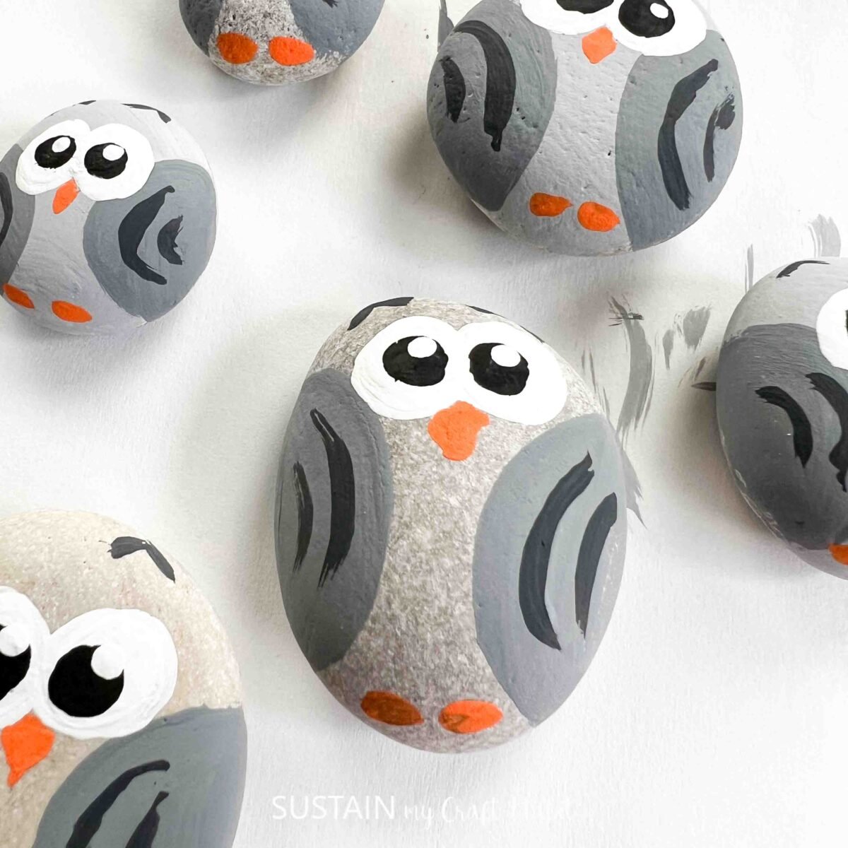 Easy Peasy Owl Rock Painting Craft