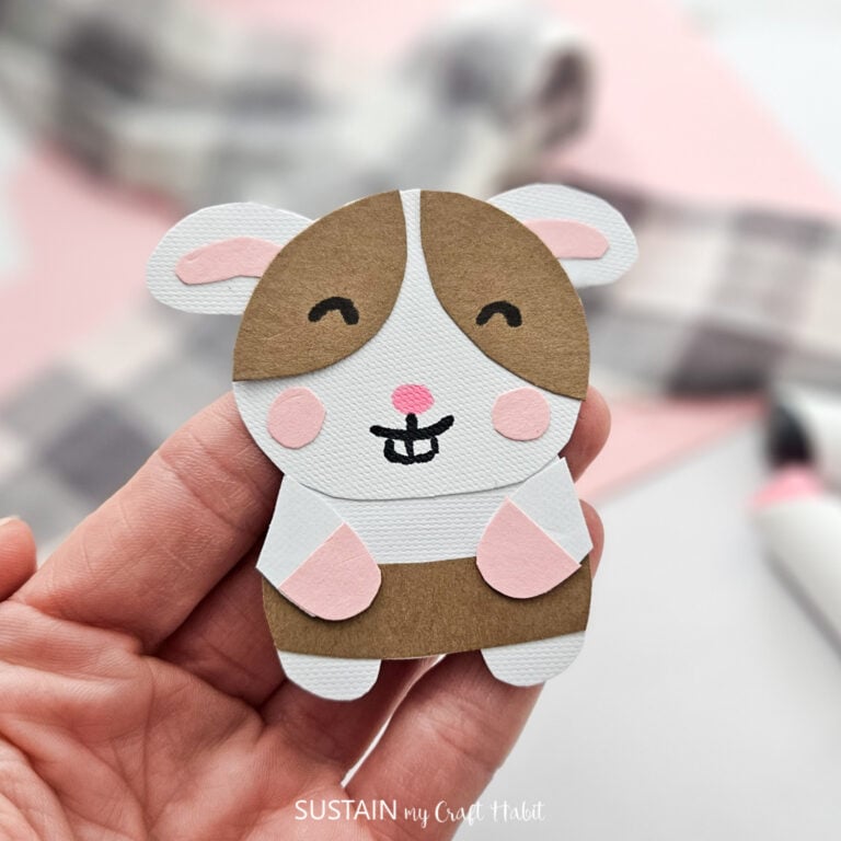 Happy Hamster Printable Bookmark Craft