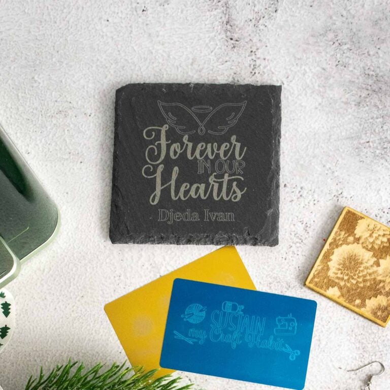 Slate Coaster Engraving with XTool F1