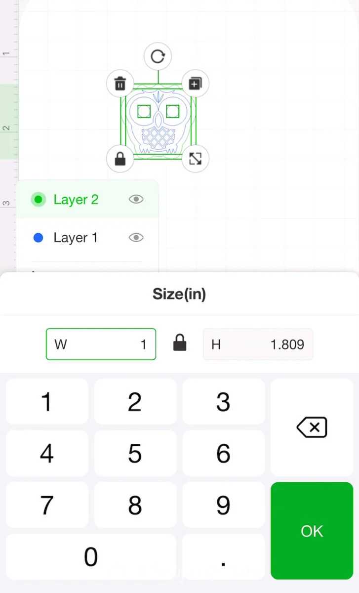 Adjusting owl image size.