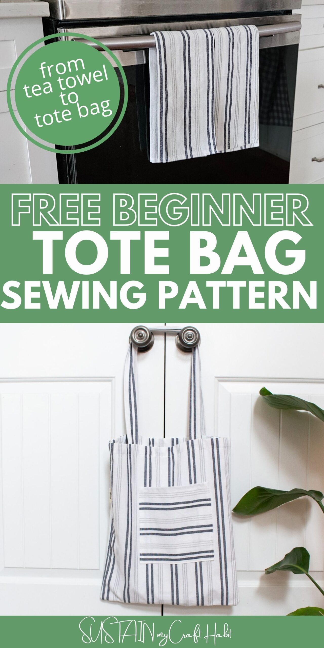 beginner tote bag sewing pattern