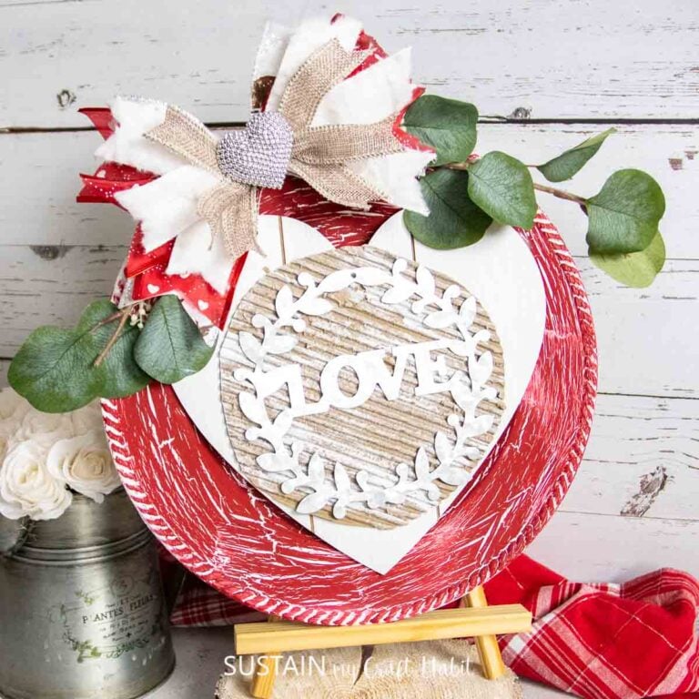 Valentine’s Day Charger Plate Craft
