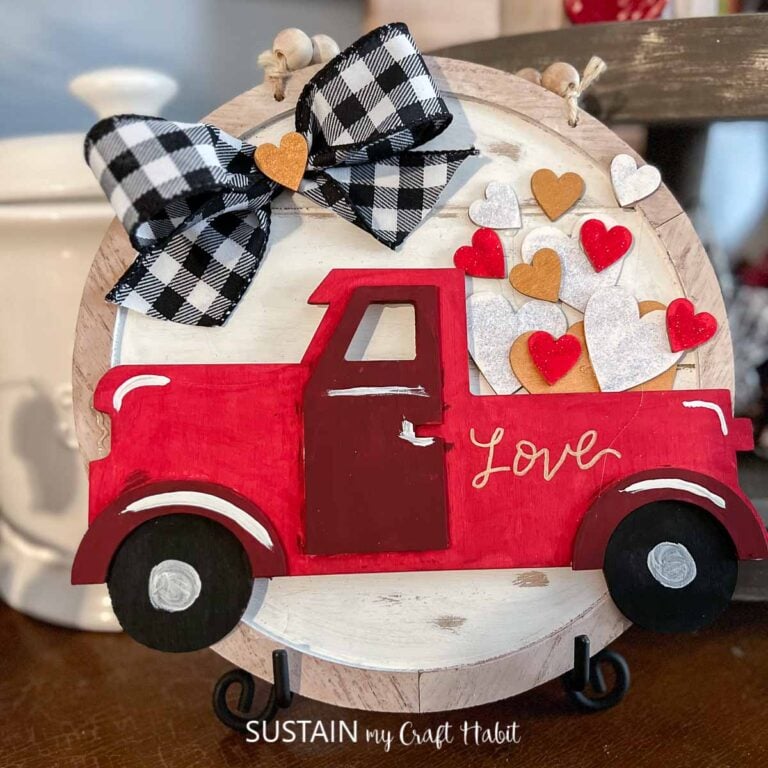 Dollar Tree Valentines Truck Craft