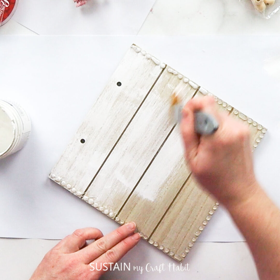 Easy Valentine Craft with Ribbon