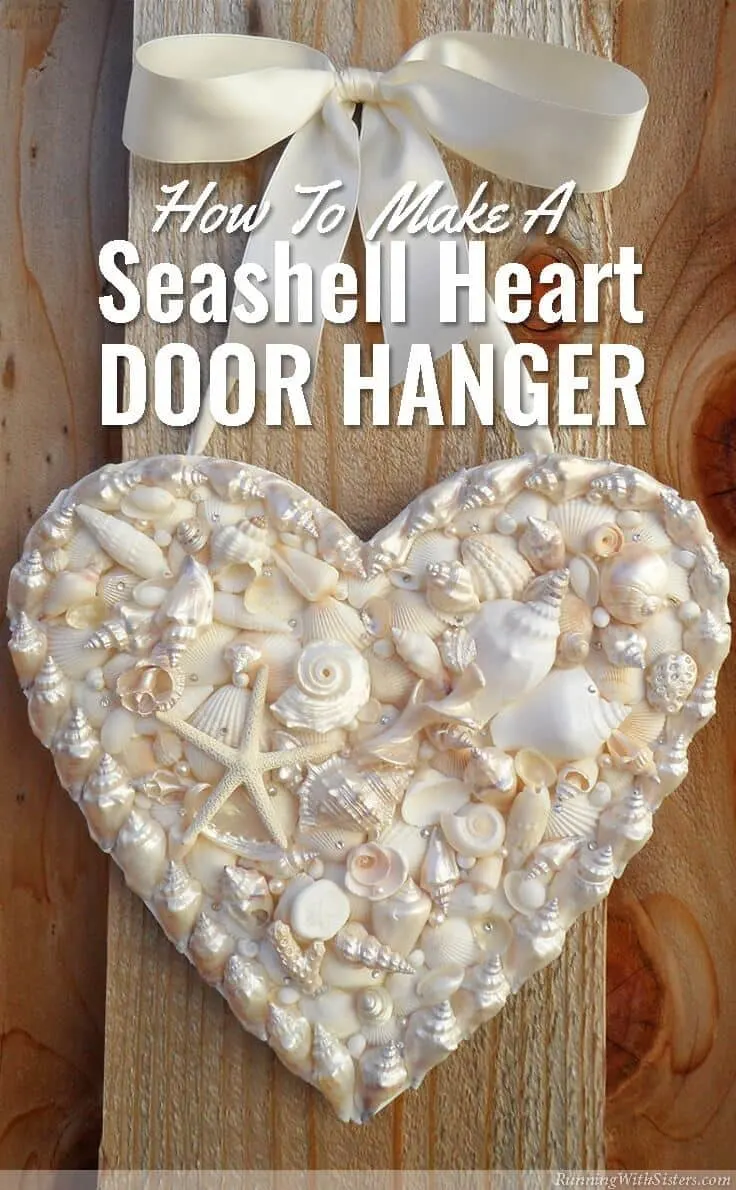 bedroom diy seashell decor heart