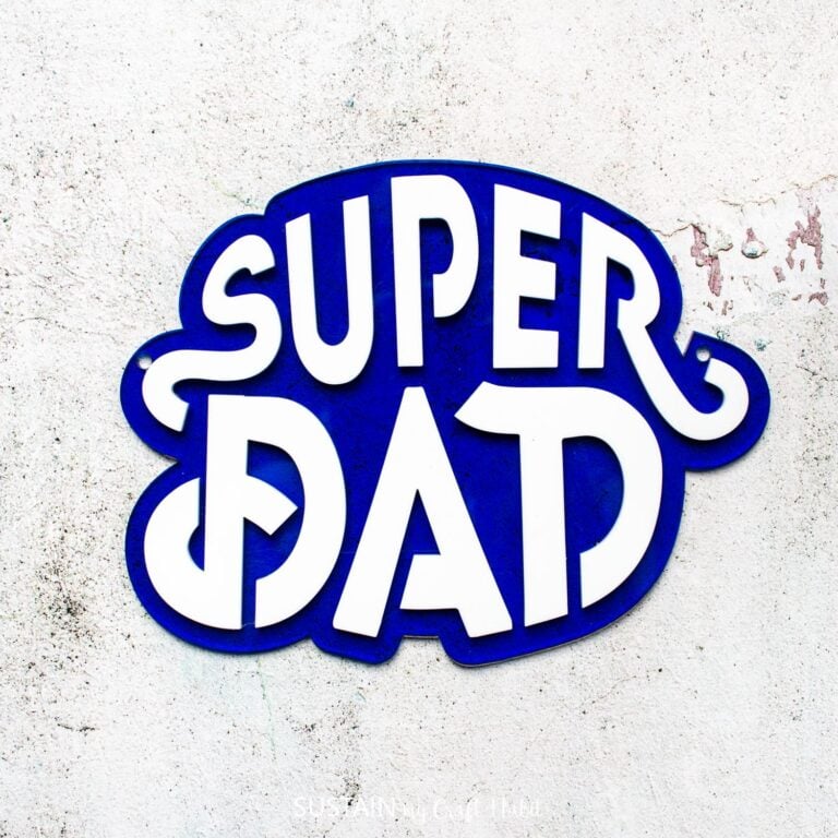 Free Super Dad SVG Laser Cut File