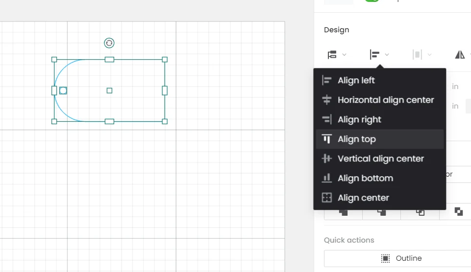 Adding a smaller circle shape.