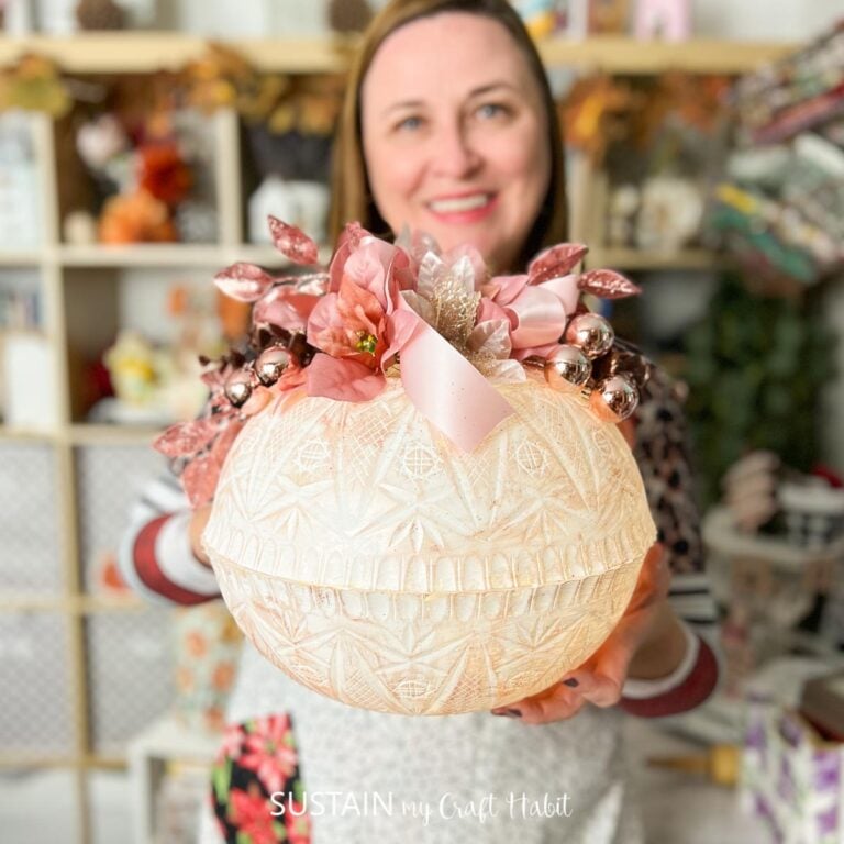 Dollar Tree Bowl Christmas Ornament Idea