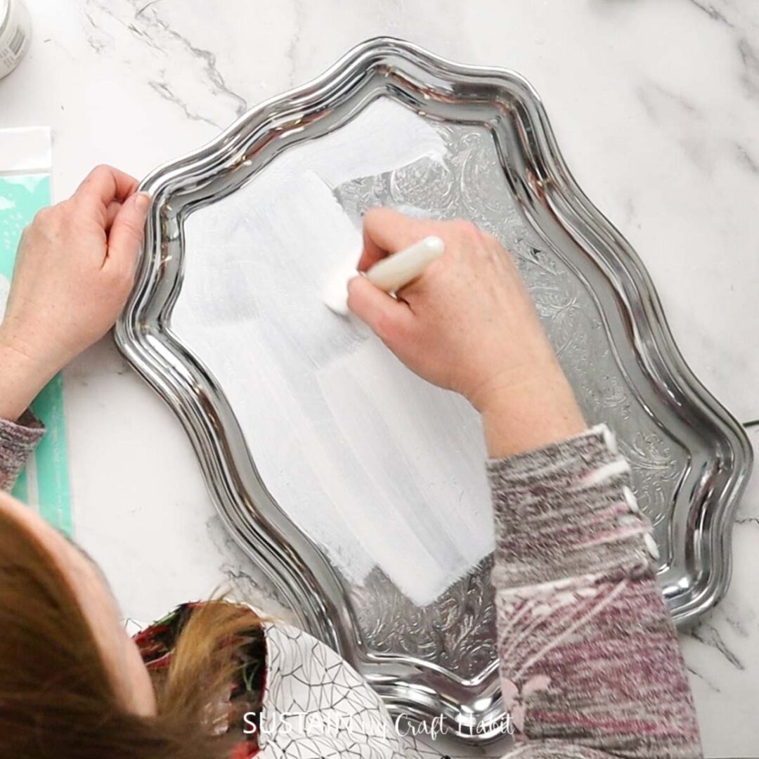 Crafting with Chalk Couture on Metal – Sustain My Craft Habit