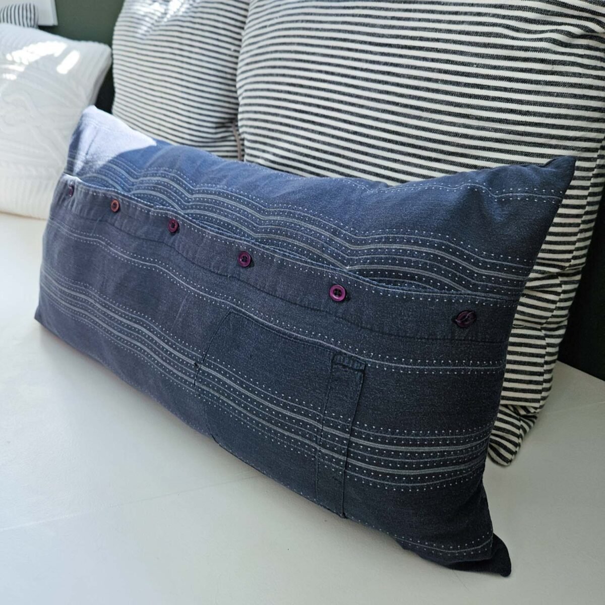 DIY Memorial Pillow from a Shirt