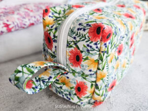 Free Makeup Bag Sewing Pattern with Tutorial – Sustain My Craft Habit