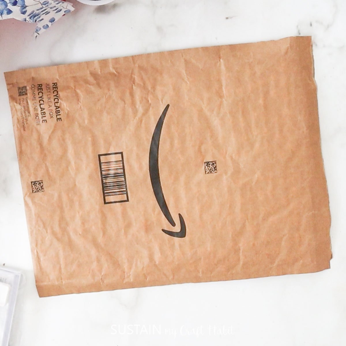 Amazon packaging. 