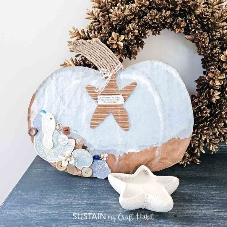 Creative Coastal Pumpkin Craft Idea