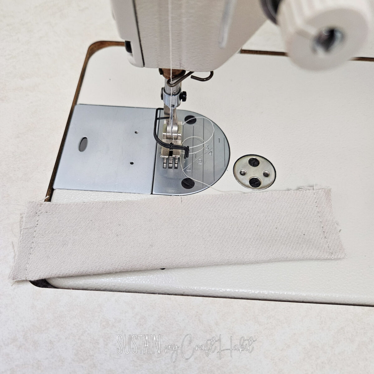 Folded piece of fabric.