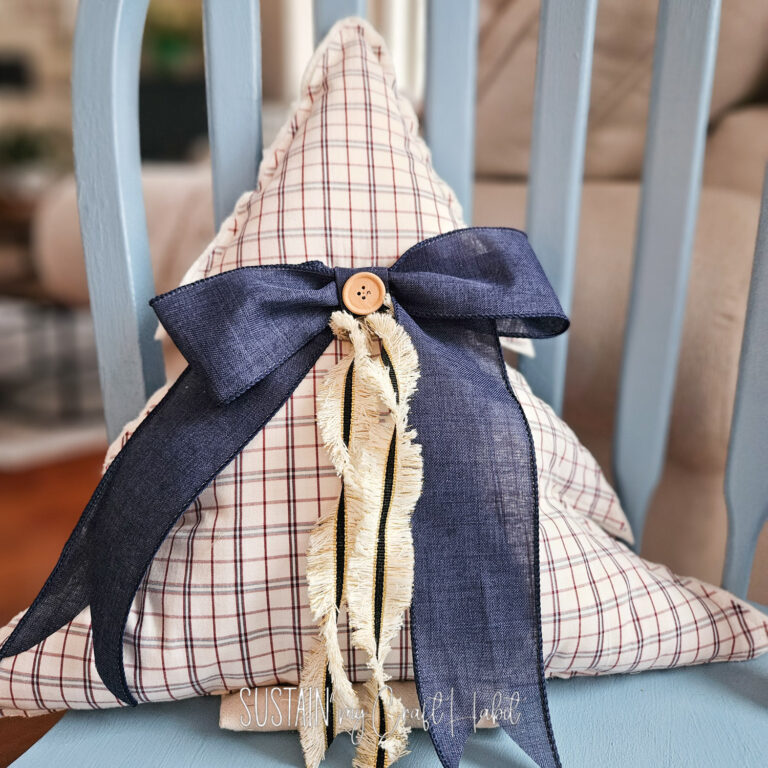 A Keepsake Christmas: Turning a Loved One’s Shirt into a Memory Tree Pillow