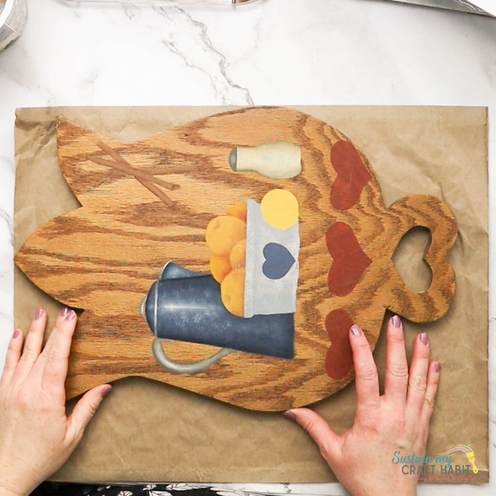 Wooden tulip board.
