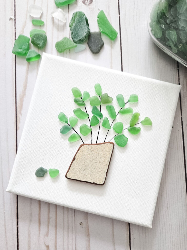 DIY Seaglass Art