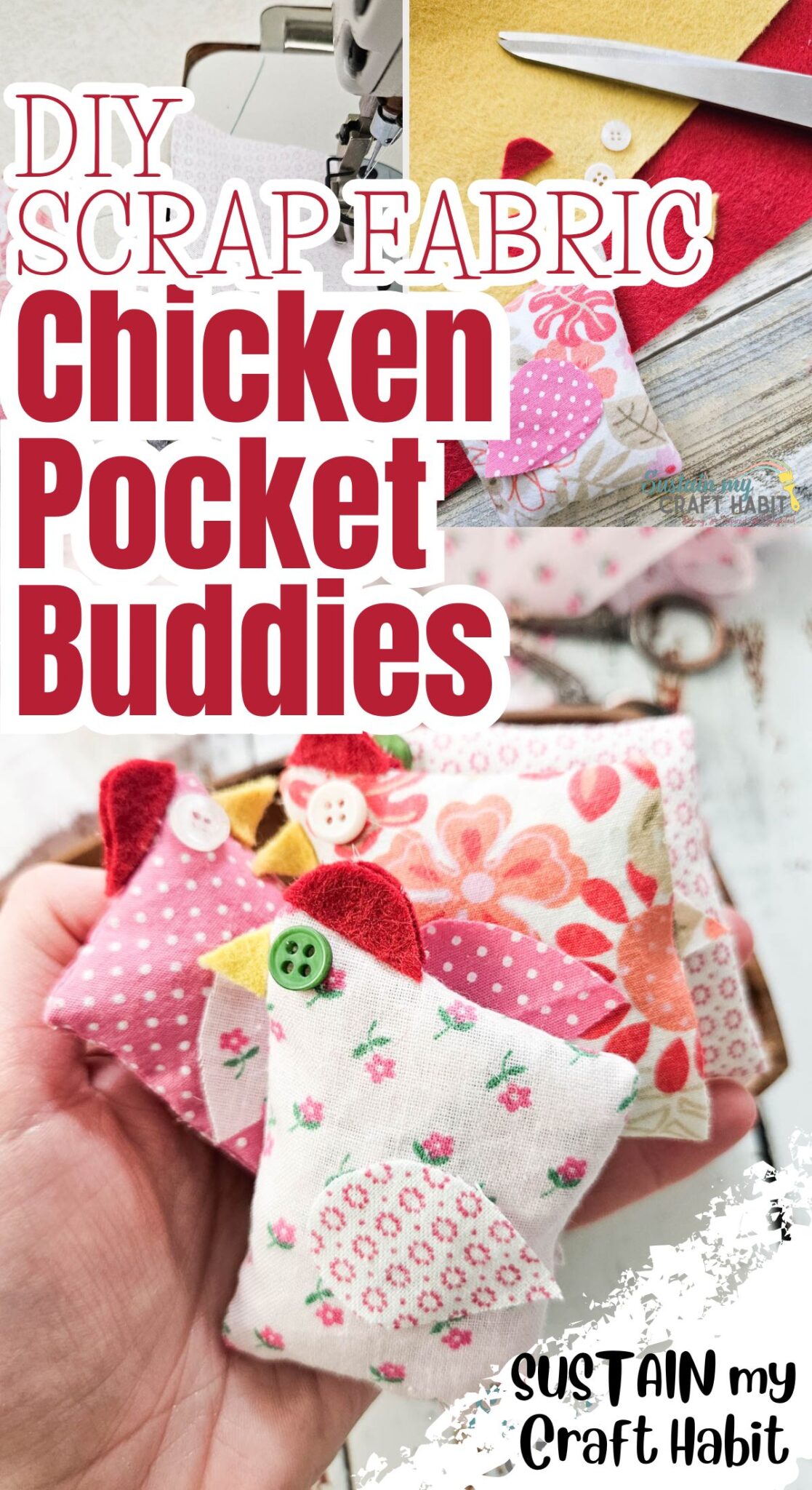 DIY Scrap Fabric Pocket Buddies – Sustain My Craft Habit