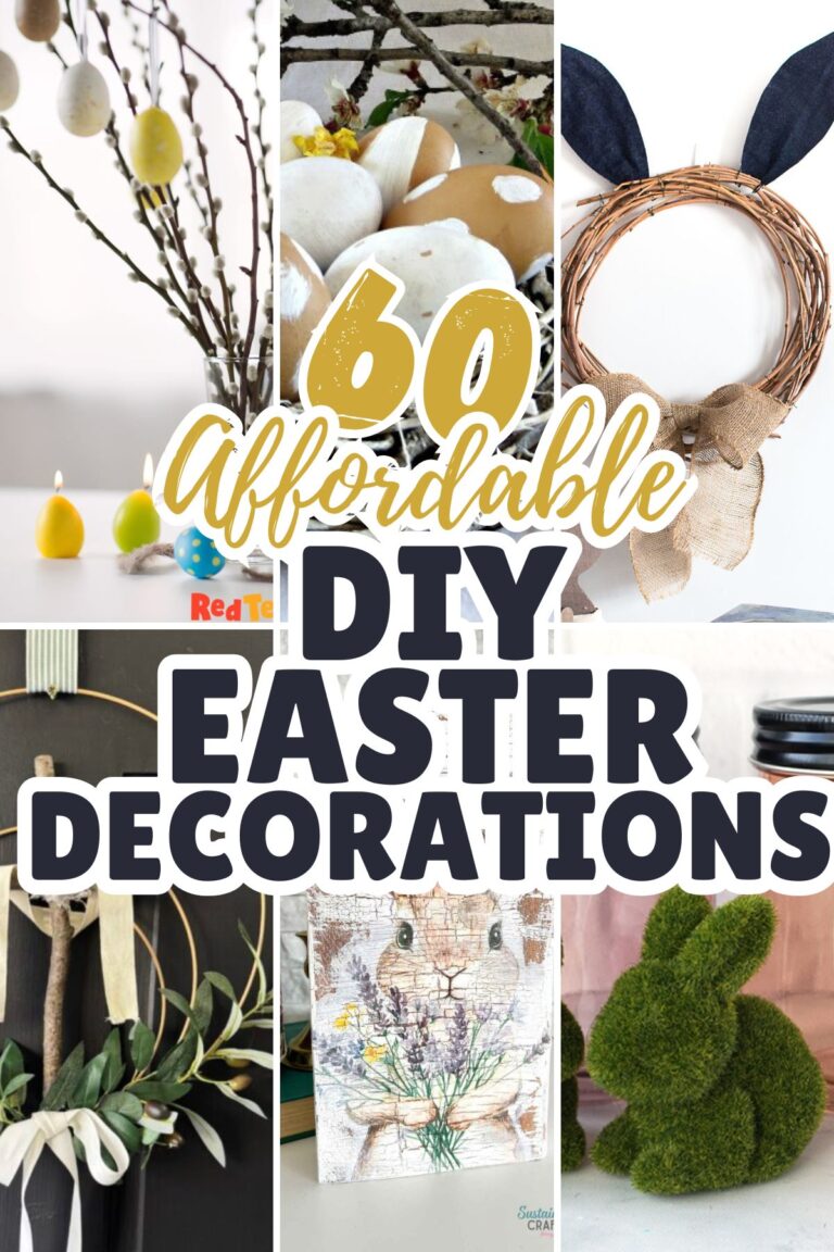 60 Affordable DIY Easter Decorations to Brighten Your Home on a Budget