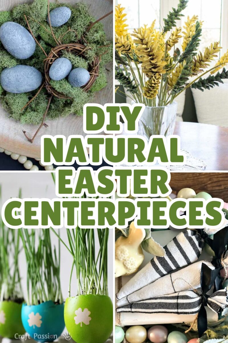 $0 Easter Decor: 12 Natural DIY Centerpieces Using What You Have