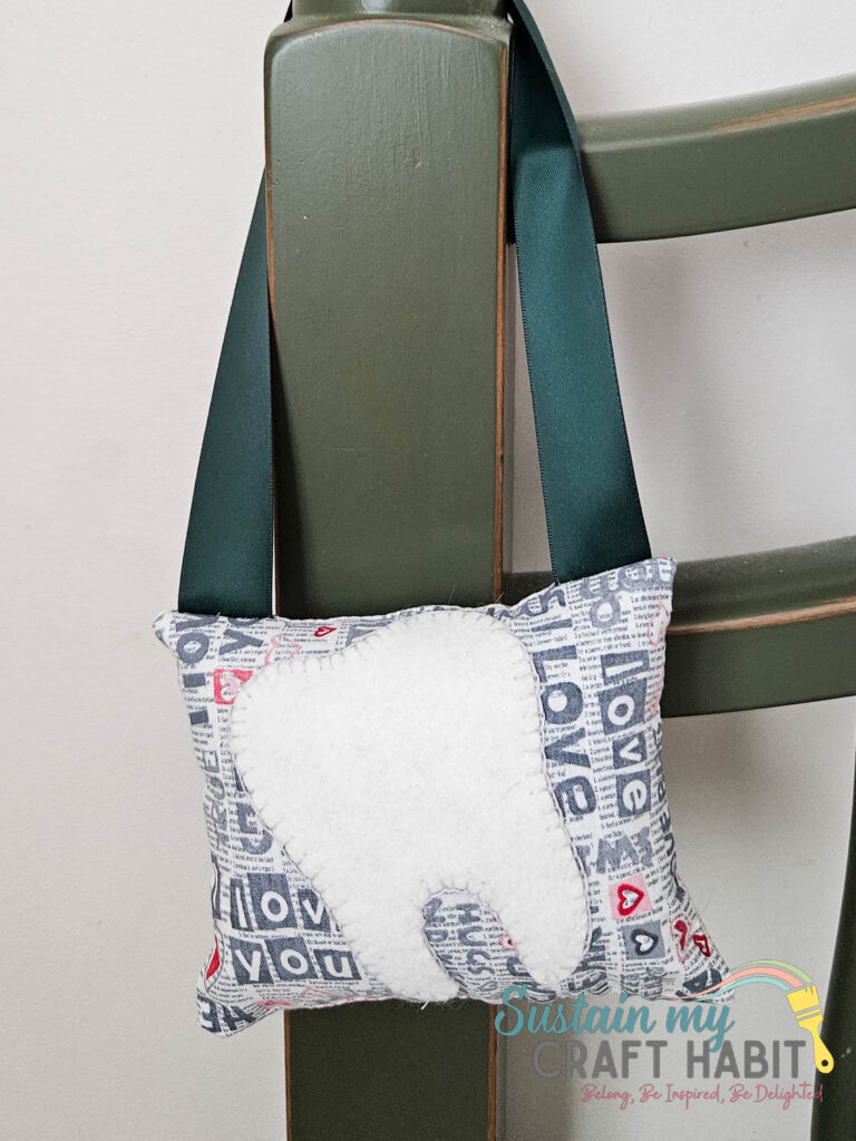 How to Sew a Tooth Fairy Pillow: Free Printable Pattern Included