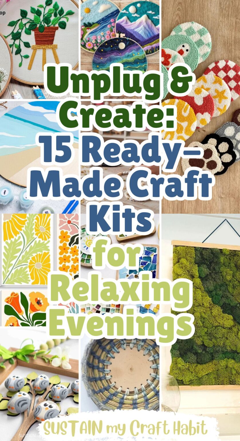 Unplug & Create: 15 Ready-Made Craft Kits for Relaxing Evenings ...