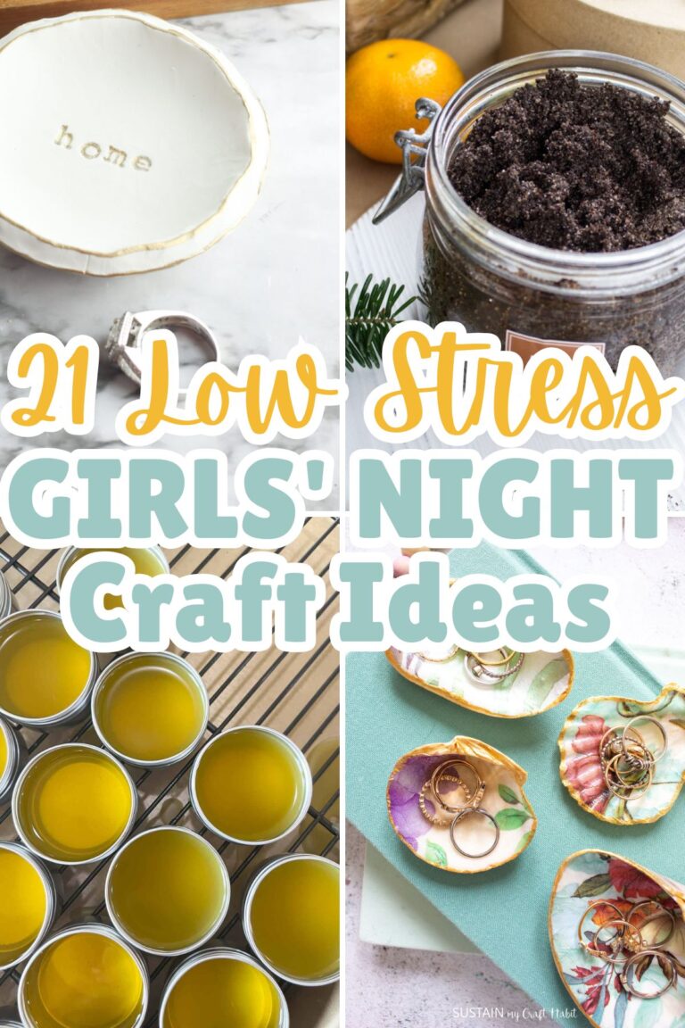 The Art of Connection: 21 Low-Stress Girls’ Night Craft Ideas