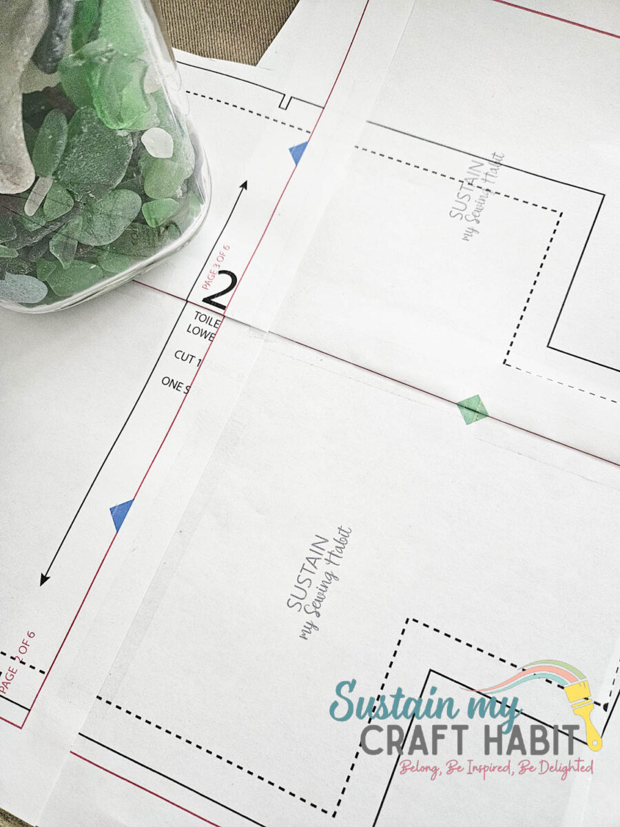 Printable sewing pattern.