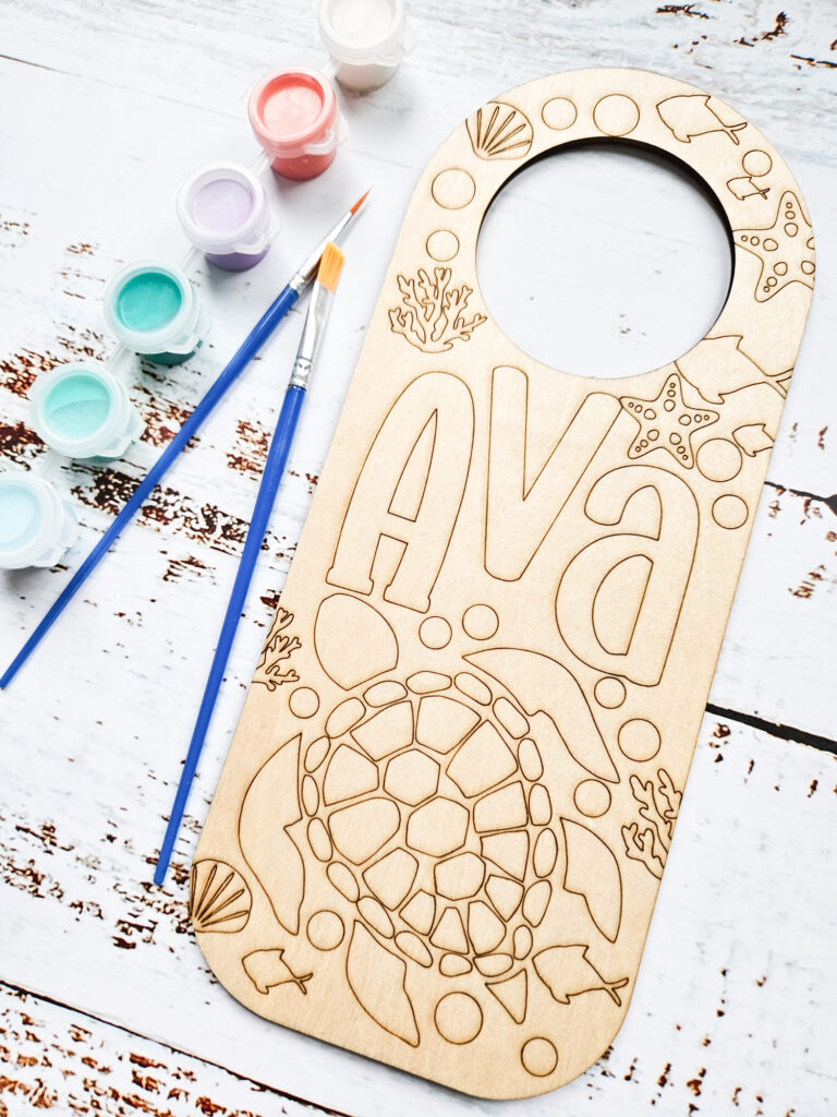 How to Make Laser Engraved Wood Door Hangers to Gift or Sell