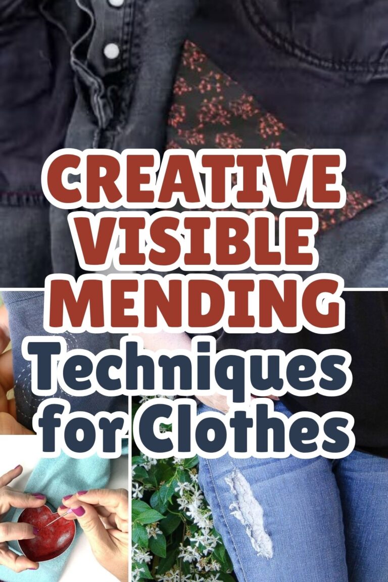 Stitch, Don’t Toss: Creative Visible Mending Techniques for Clothes