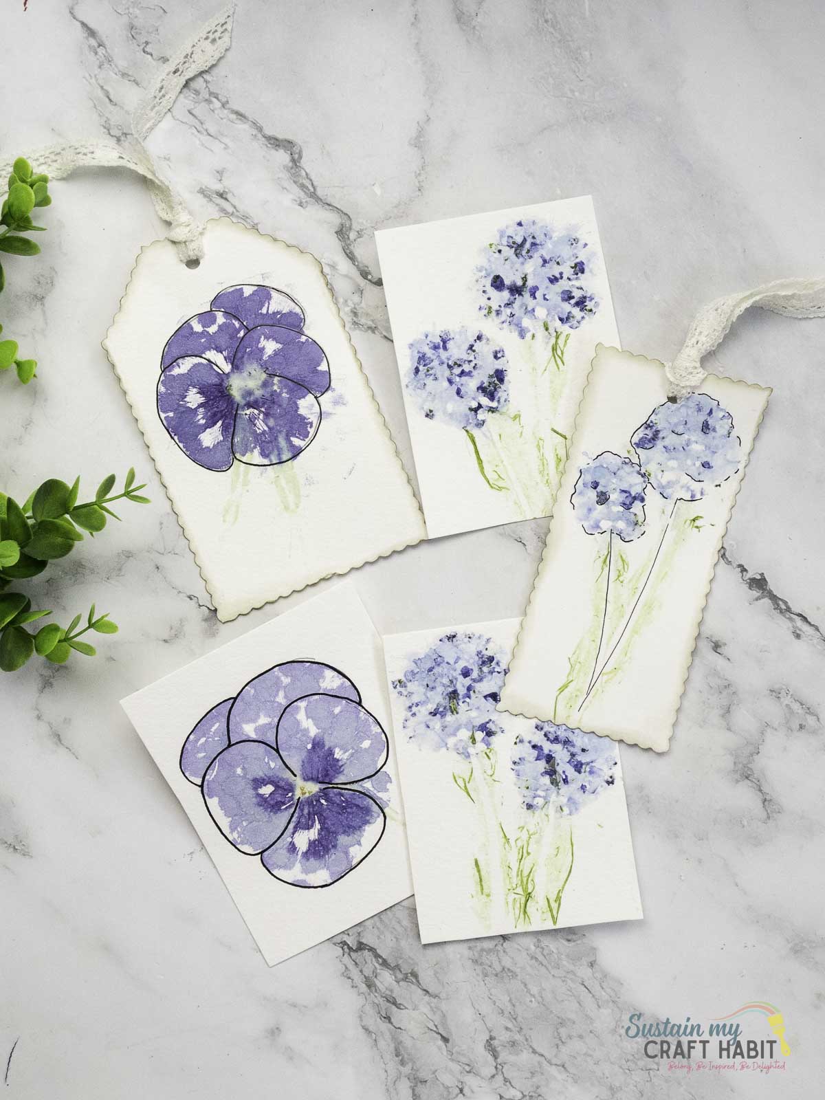 How to Make Hammered Flower Prints for Card Making and Scrapbooking