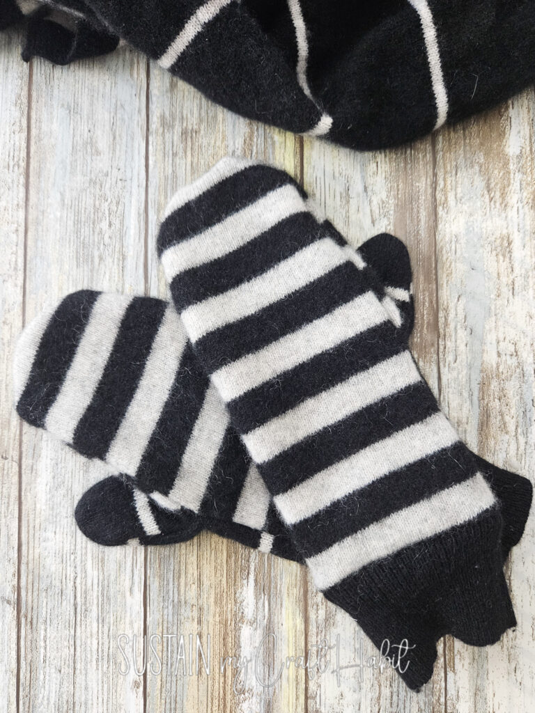 How to Make Mittens from Thrifted Sweaters (Free Printable Sewing Pattern!)